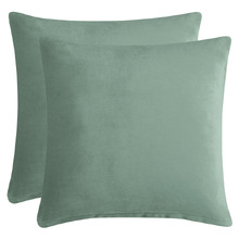 Berryl Teddy Sherpa Velvet European Pillowcases (Set of 2)